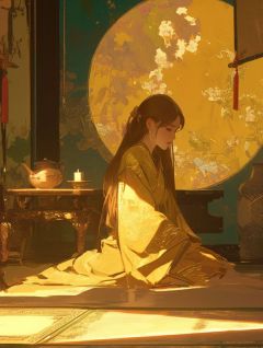 朱墙月冷照离人