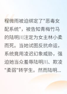 恶毒女配今天也在反抗系统