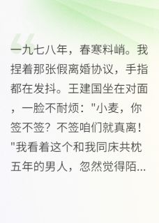 那年假离婚，我成了县里女强人