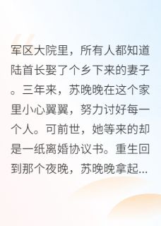首长夫人她反击，主动离婚